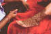 Net Styled Geometrical Patterned Feet Mehendi by Gautam Khullar Bridal-mehendi | Weddings Photos & Ideas