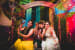 Vivid Umbrellas With Rajasthani Circular Motifs Mounted On Wooden Swing by Gautam Khullar Wedding-photography Wedding-decor | Weddings Photos & Ideas