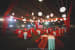 Red And White Theme Wedding Decor With Hanging Lanterns by Gautam Khullar Wedding-photography Wedding-decor | Weddings Photos & Ideas