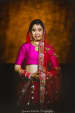 Bride Wearing A Pink Blouse And Red Lehenga With Silver And Pink Zari Work by Gautam Khullar Wedding-photography Wedding-dresses | Weddings Photos & Ideas