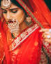 Beautiful Nath With Diamonds And Green Gemstones by Gautam Khullar Bridal-makeup Bridal-jewellery-and-accessories | Weddings Photos & Ideas
