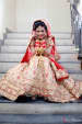 Red lehenga never goes out of style !