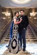 Midnight Blue Bridal Gown With Gold Embroidery For The Bride by Vrutika Doshi Wedding-photography Groom-wear-and-accessories Wedding-dresses | Weddings Photos & Ideas