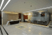 White Glossy Finish Office Reception With Marble Tiles by Designopedia Modern | Interior Design Photos & Ideas