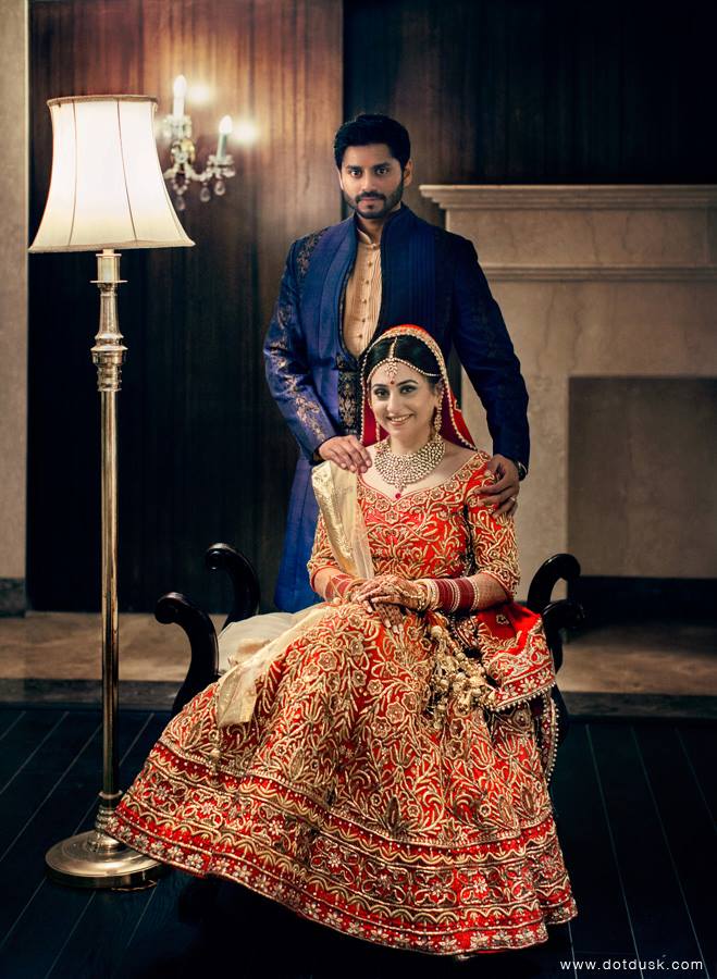 Coupe Portrait on the Wedding Day by Lakhbir & Sundeep Singh Wedding-photography Wedding-dresses | Weddings Photos & Ideas
