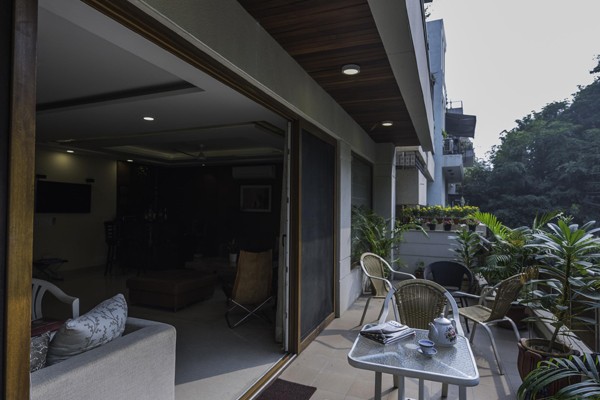 Balcony by Vijay Kapur Designs Open-spaces Contemporary | Interior Design Photos & Ideas