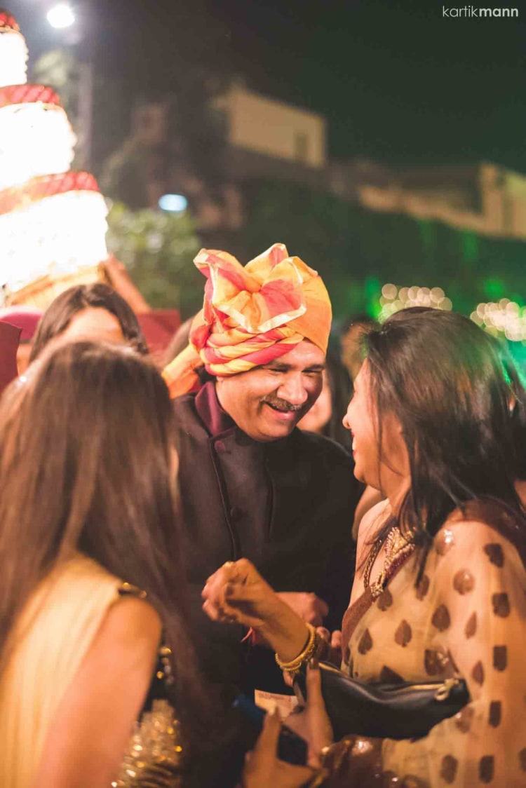 Wedding Guest In Orange And Yellow Turban by Kartik Mann Wedding-photography | Weddings Photos & Ideas