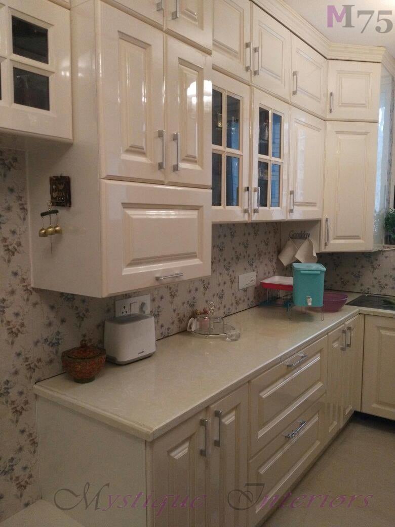 Impressive Well Furnished Kitchen Cabinets by Khyaati Verma Modular-kitchen Modern | Interior Design Photos & Ideas