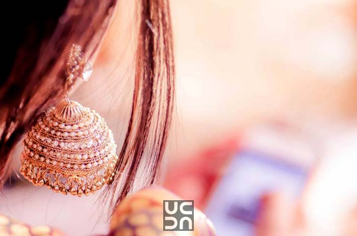 Gold And Pearls Earrings by Dushyantha Kumar C Bridal-jewellery-and-accessories | Weddings Photos & Ideas