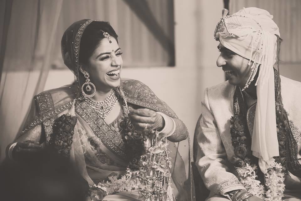 Candid Moment Of The Couple! by Arjun Mahajan Wedding-photography Bridal-jewellery-and-accessories Groom-wear-and-accessories | Weddings Photos & Ideas