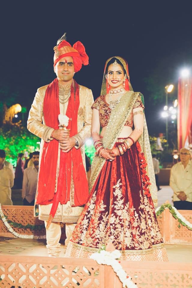 Stunning Couple Portrait On Wedding Day by Arjun Mahajan Wedding-photography Groom-wear-and-accessories Wedding-dresses | Weddings Photos & Ideas