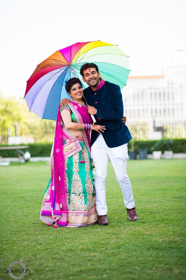 Vibrant Duo On Sangeet Day! by Saurabh Wedding-photography Wedding-dresses | Weddings Photos & Ideas