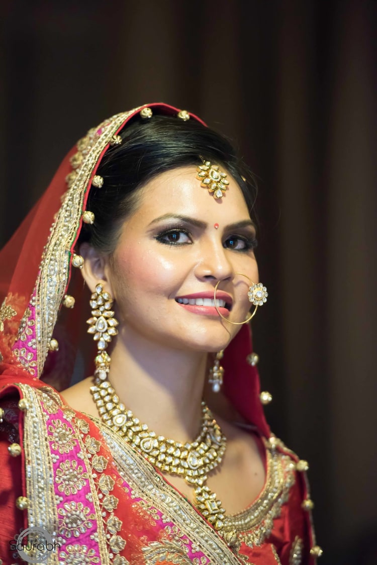 Regal Beauty On Wedding Day! by Saurabh Wedding-photography Bridal-makeup Bridal-jewellery-and-accessories | Weddings Photos & Ideas