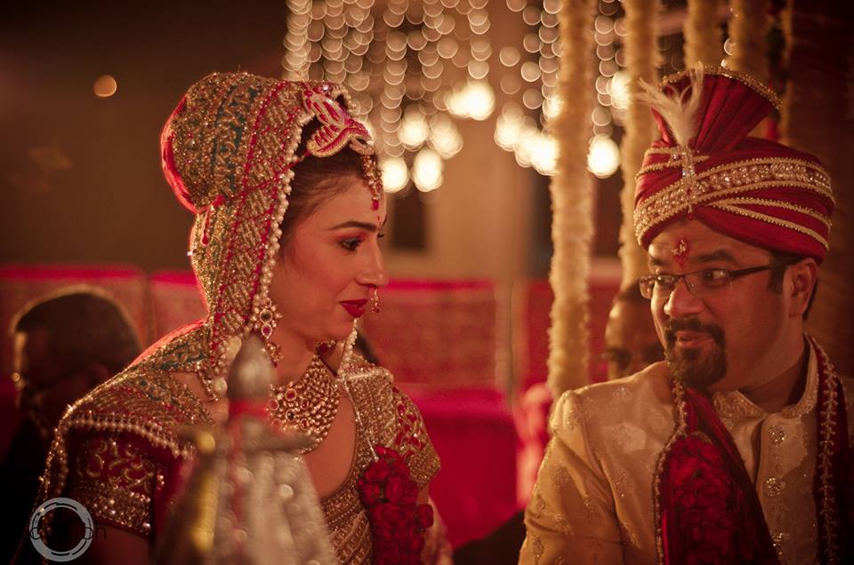 Elegant Bride And Groom! by Saurabh Wedding-photography Bridal-jewellery-and-accessories Groom-wear-and-accessories | Weddings Photos & Ideas