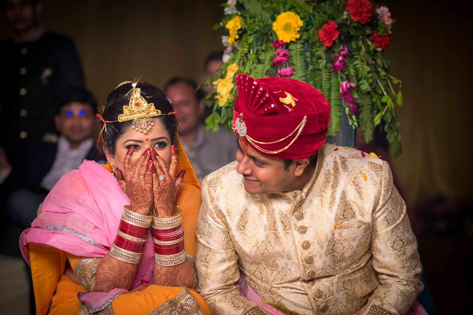 Ecstatic Couple On Their Special Day ! by Saurabh Wedding-photography Bridal-jewellery-and-accessories Groom-wear-and-accessories | Weddings Photos & Ideas