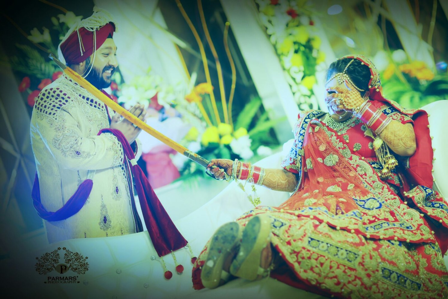 Whimsical Couple On Wedding Day! by Rajan Parmar Wedding-photography Groom-wear-and-accessories | Weddings Photos & Ideas