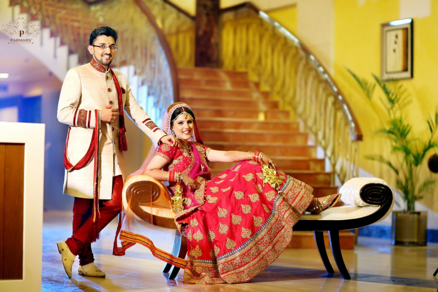 Wedding Portrait Of The Stunning Couple! by Rajan Parmar Wedding-photography Groom-wear-and-accessories Wedding-dresses | Weddings Photos & Ideas