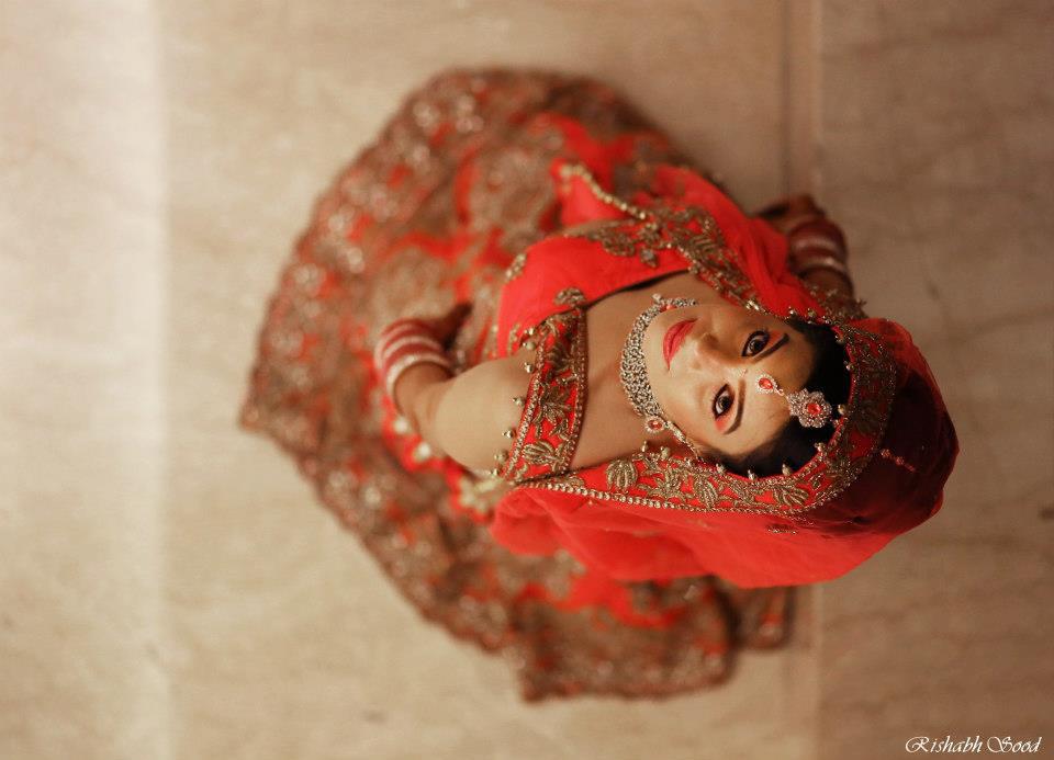 Bride Wearing Red Lehenga! by Rishabh Sood Wedding-photography Bridal-jewellery-and-accessories | Weddings Photos & Ideas