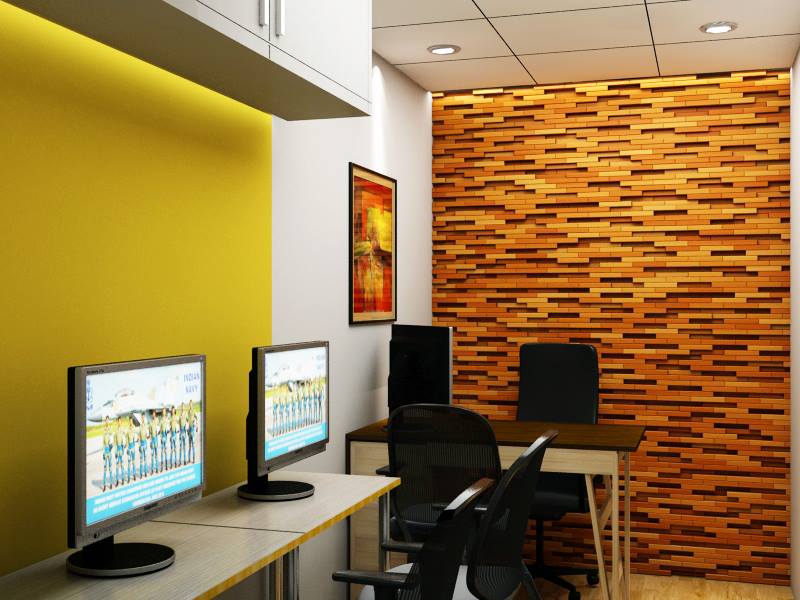 Paint me Yellow by Archilogues Design Studio Contemporary | Interior Design Photos & Ideas