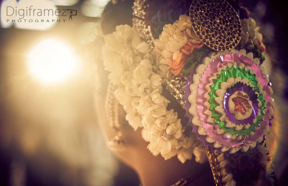 Unique gajra hairstyle ideas by Digiframez Photography Wedding-photography | Weddings Photos & Ideas