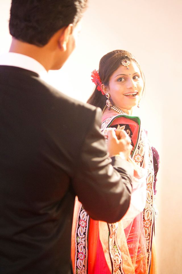 Fun Bride and Groom Pose During Reception by The Wedding Frames Wedding-photography | Weddings Photos & Ideas