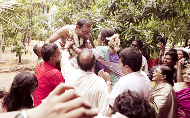 Jaimala ceremony at a South Indian Wedding by Great Indian Weddings Wedding-photography | Weddings Photos & Ideas