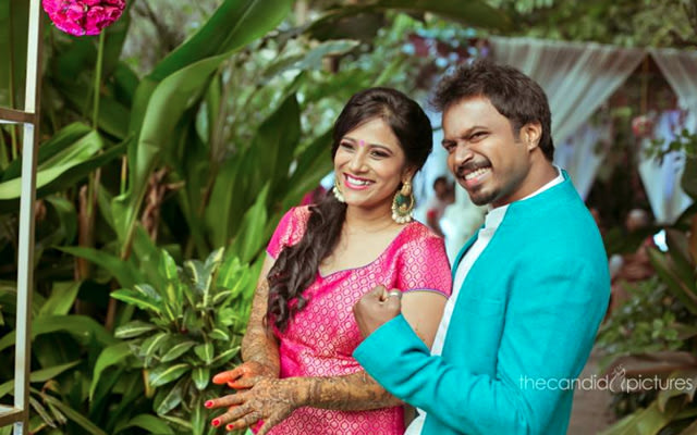 Happy Bride and Groom-To-Be by Kiran Kumar J Wedding-photography | Weddings Photos & Ideas