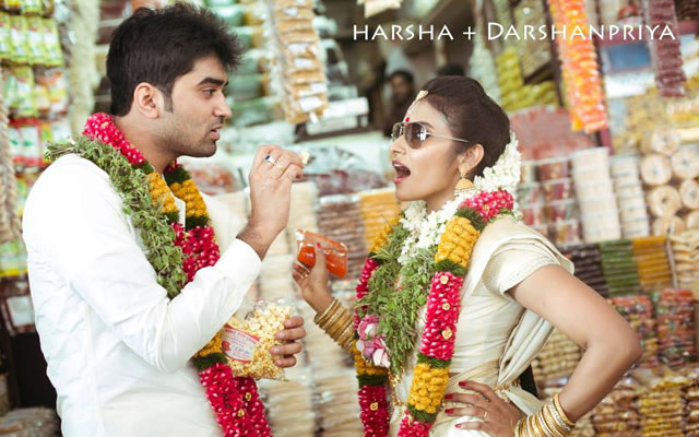 Bride Poses With Shades on Her Wedding Day by Kiran Kumar J Wedding-photography | Weddings Photos & Ideas