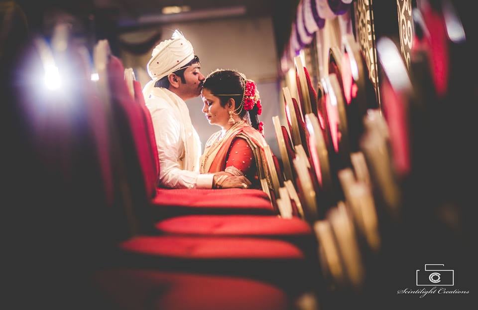 Romantic Pose by a Marathi Couple by Gracian Wedding-photography | Weddings Photos & Ideas