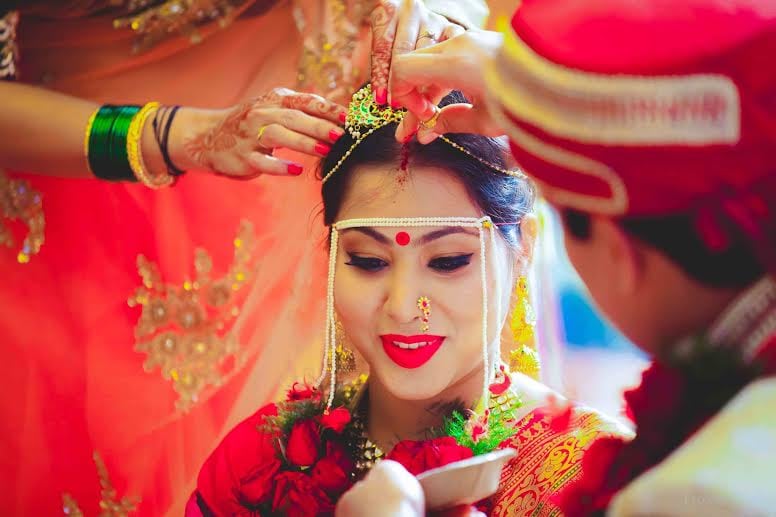 Marathi Bride With Bold Eyes and Lips Makeup Style by Pixel Blender Wedding-photography | Weddings Photos & Ideas