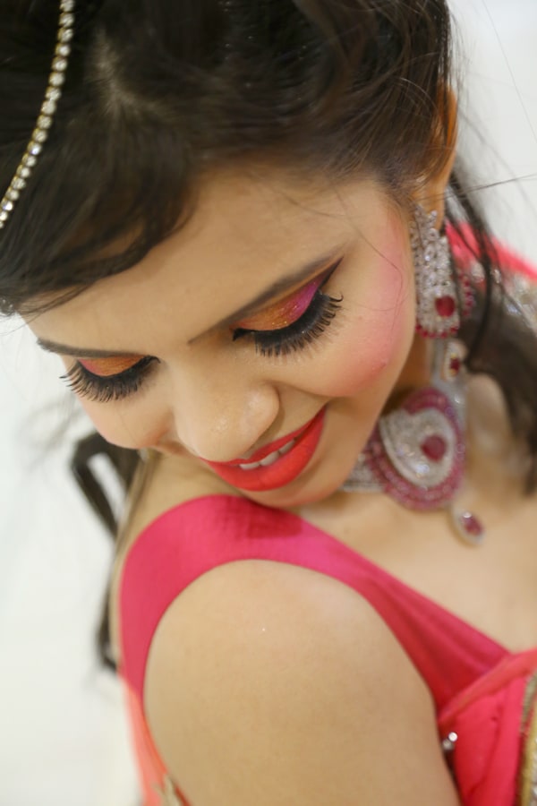 Gorgeous Pink and Gold Eye Makeup by navin photography Wedding-photography Bridal-makeup | Weddings Photos & Ideas