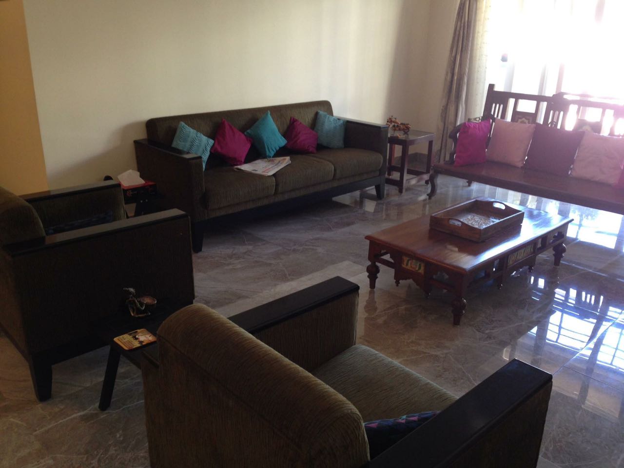 Living Room With Lawson Suit Sofa And Sette by Vaishnavi Samant Living-room Contemporary | Interior Design Photos & Ideas