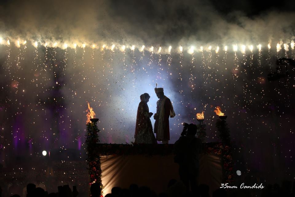 Bride And Groom On Jaimala Stage by Sagar Thackar Wedding-decor | Weddings Photos & Ideas