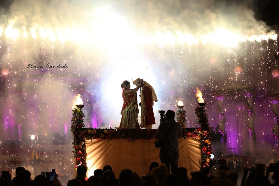 Grand Jaimala Ceremony by Sagar Thackar Wedding-decor | Weddings Photos & Ideas