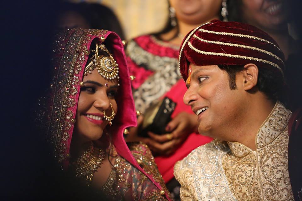 Happy Bride and Groom During Their Wedding by Sagar Thackar Wedding-photography | Weddings Photos & Ideas