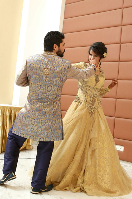 Bride and Groom in a Jovial Mood During Their Engagement by Kshitij Gupta Wedding-photography | Weddings Photos & Ideas