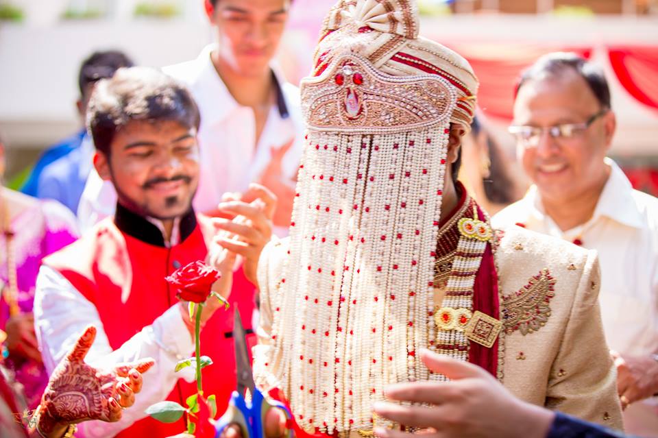 Groom Wearing Beautiful Sehra by Bharath Venkatesh Wedding-photography Groom-wear-and-accessories | Weddings Photos & Ideas