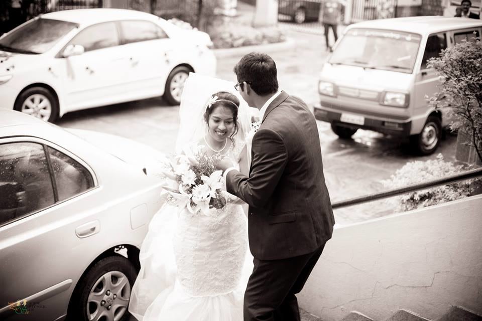 Beautiful Christian Bride and Groom Making an Entry by Bharath Venkatesh Wedding-photography | Weddings Photos & Ideas