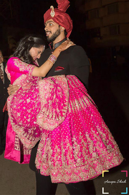 Quirky Couple Portrait! by Anupa Shah Wedding-photography Wedding-dresses Groom-wear-and-accessories | Weddings Photos & Ideas