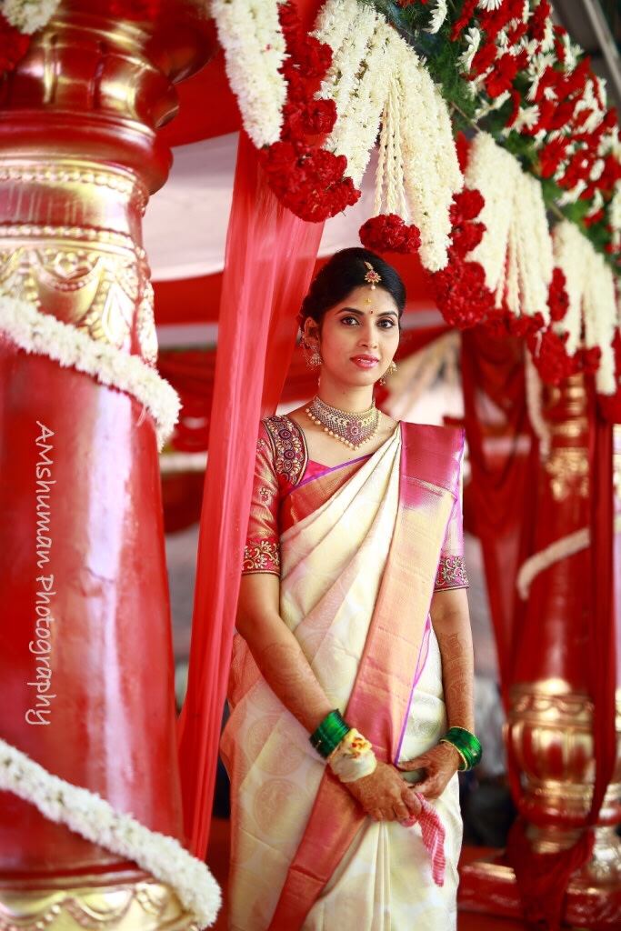 Classic Bride Wearing Silk Saree! by Amshuman Wedding-photography | Weddings Photos & Ideas
