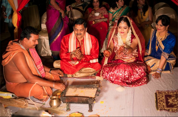 Bride during her wedding ceremony by Frames n Light Photography - Bishal Wedding-photography | Weddings Photos & Ideas