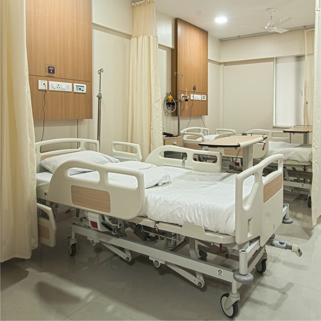 Standard Hospital Ward With Bed And Wooden Cabinets by Hoshedaar Eruch Carnac Contemporary | Interior Design Photos & Ideas