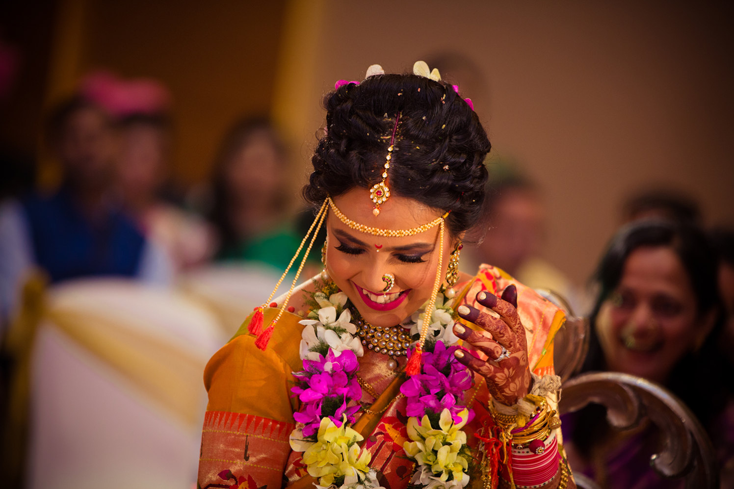 Marathi Bride Wearing Traditional Bridal Accessories by Bosco Naveen Wedding-photography | Weddings Photos & Ideas