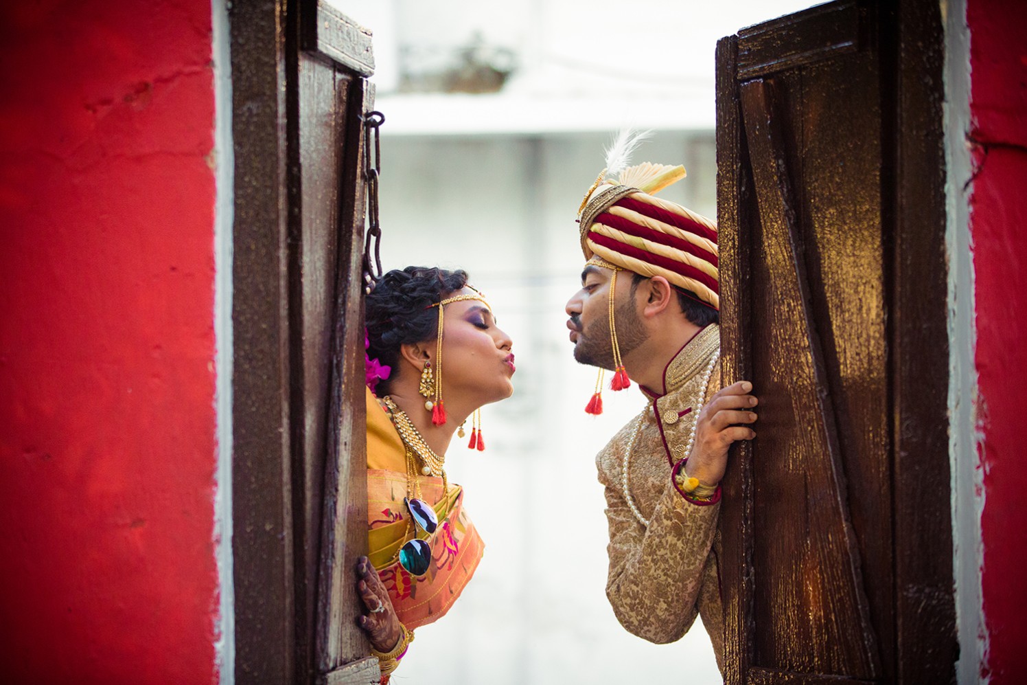 Marathi Bride and Groom Wearing Trendy Accessories by Bosco's Wedding Management and Media House Wedding-photography | Weddings Photos & Ideas