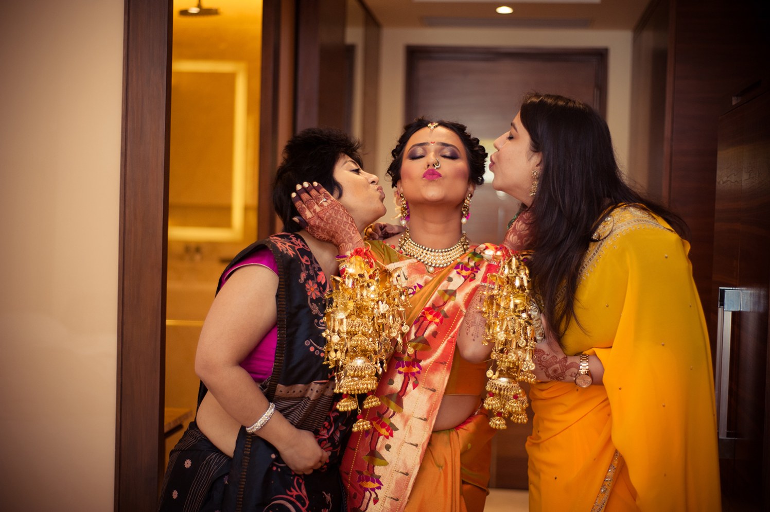 Marathi Bride Wearing Smokey Eye Makeup by Bosco Naveen Wedding-photography | Weddings Photos & Ideas