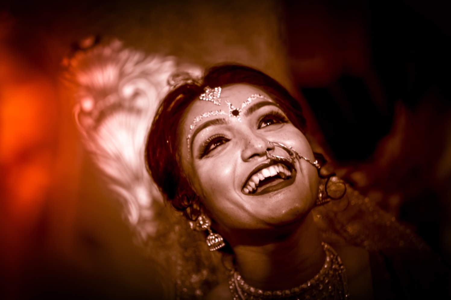 Candid photo of the bride by Frame Fantasy Wedding-photography | Weddings Photos & Ideas