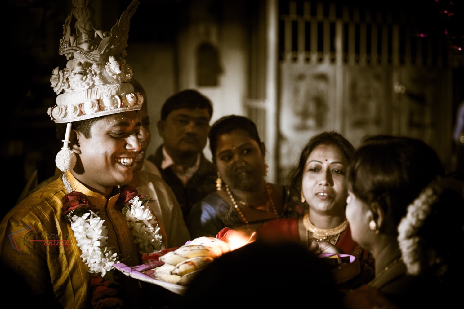 Candid groom shot during his wedding ceremony by Frame Fantasy Wedding-photography | Weddings Photos & Ideas