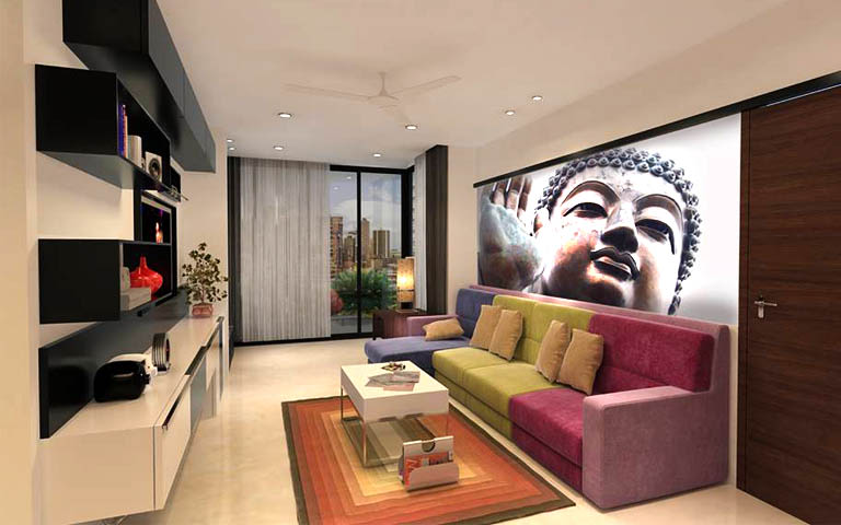 Contemporary living room decor by CP ARCHITESIGN Living-room Contemporary | Interior Design Photos & Ideas