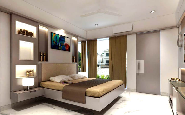 Luxurious master bedroom decor by CP ARCHITESIGN Bedroom Modern | Interior Design Photos & Ideas