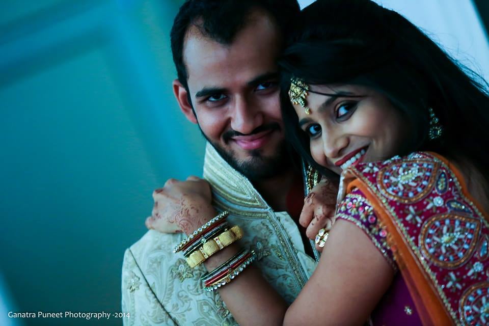 Bride and Groom Portrait by Puneet Ganatra Wedding-photography | Weddings Photos & Ideas